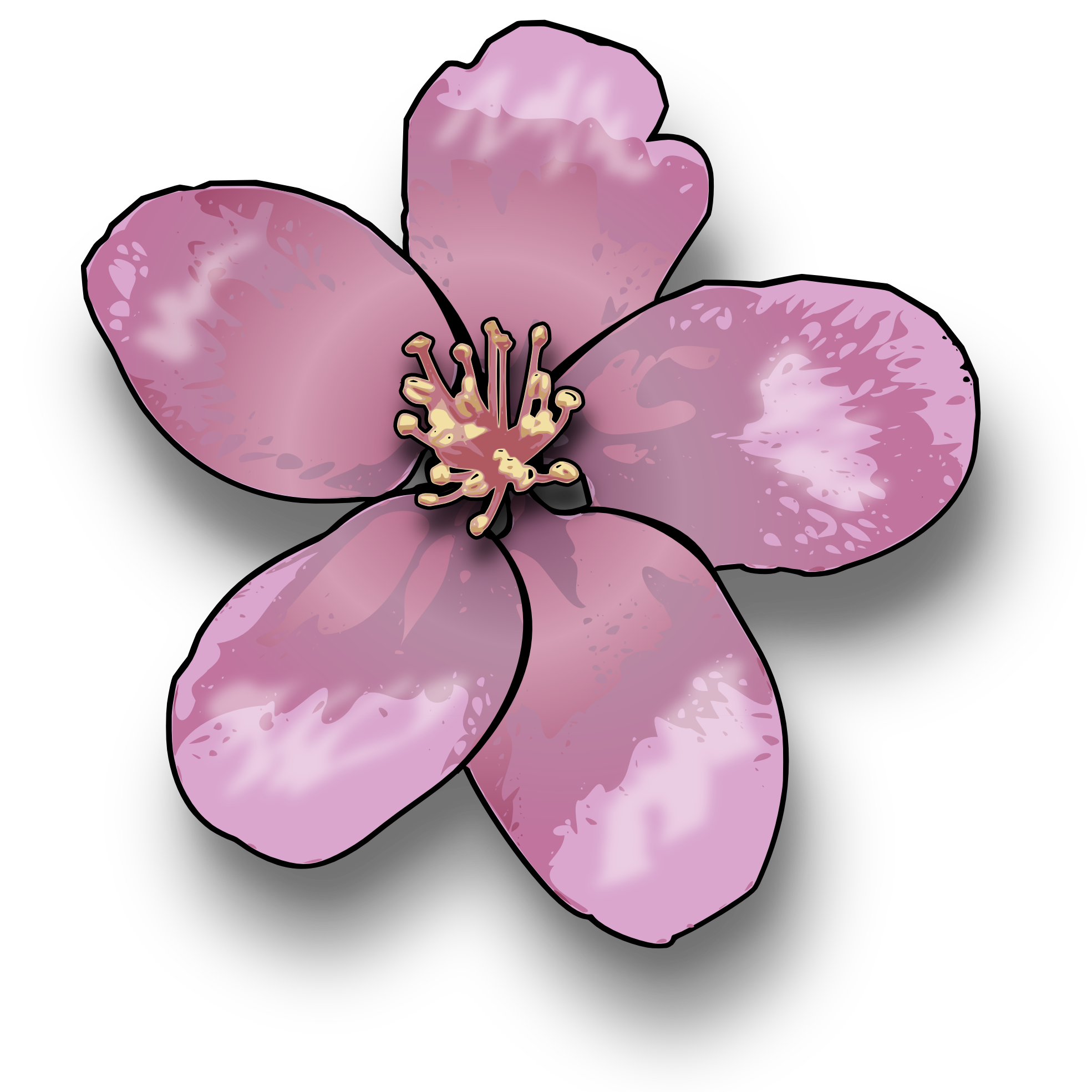 apple blossom SVG