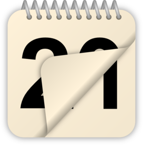 Spiral Calendar clip art - vector clip art online, royalty free ...