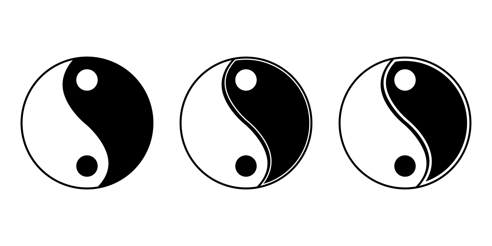 Yin Yang Comparison Designs