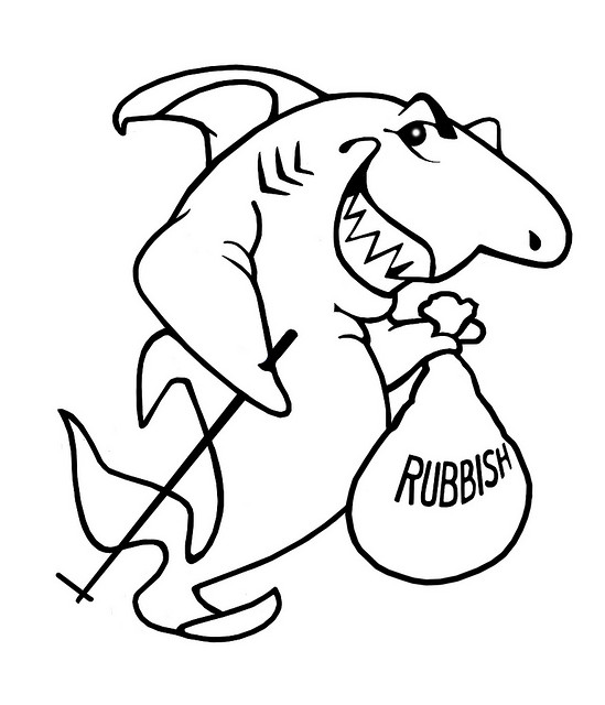 Sherman Shark outline | Flickr - Photo Sharing!