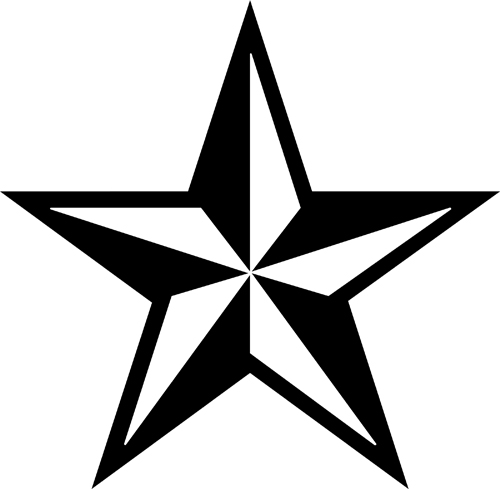 Christmas north star clipart