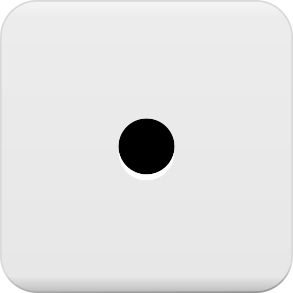 Dice 1 Clip Art - vector clip art online, royalty ...