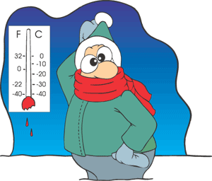 People can be allergic to cold temperatures. | UberFacts