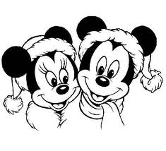 Mickey mouse and minnie coloring pages