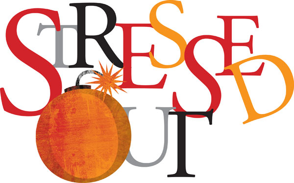 Clipart stressed out