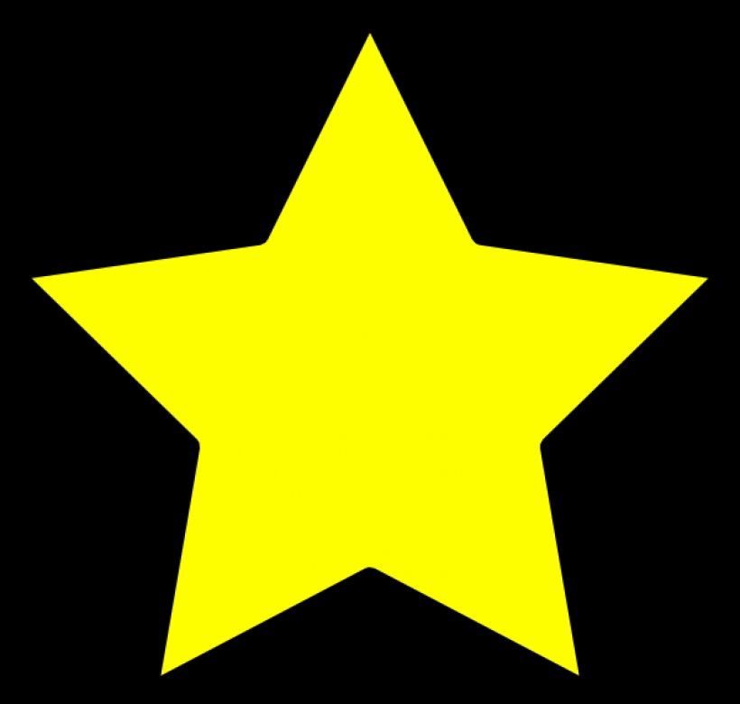 yellow star clip art at clker vector clip art onlineBest Of PNG ...