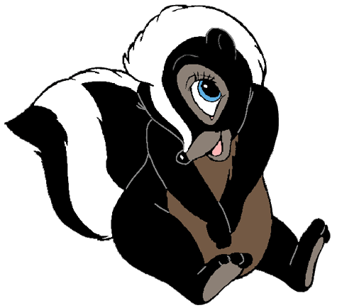 Bambi's Flower the Skunk Clip Art Images | Disney Clip Art Galore