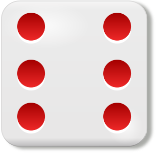6 Dice Face Clipart