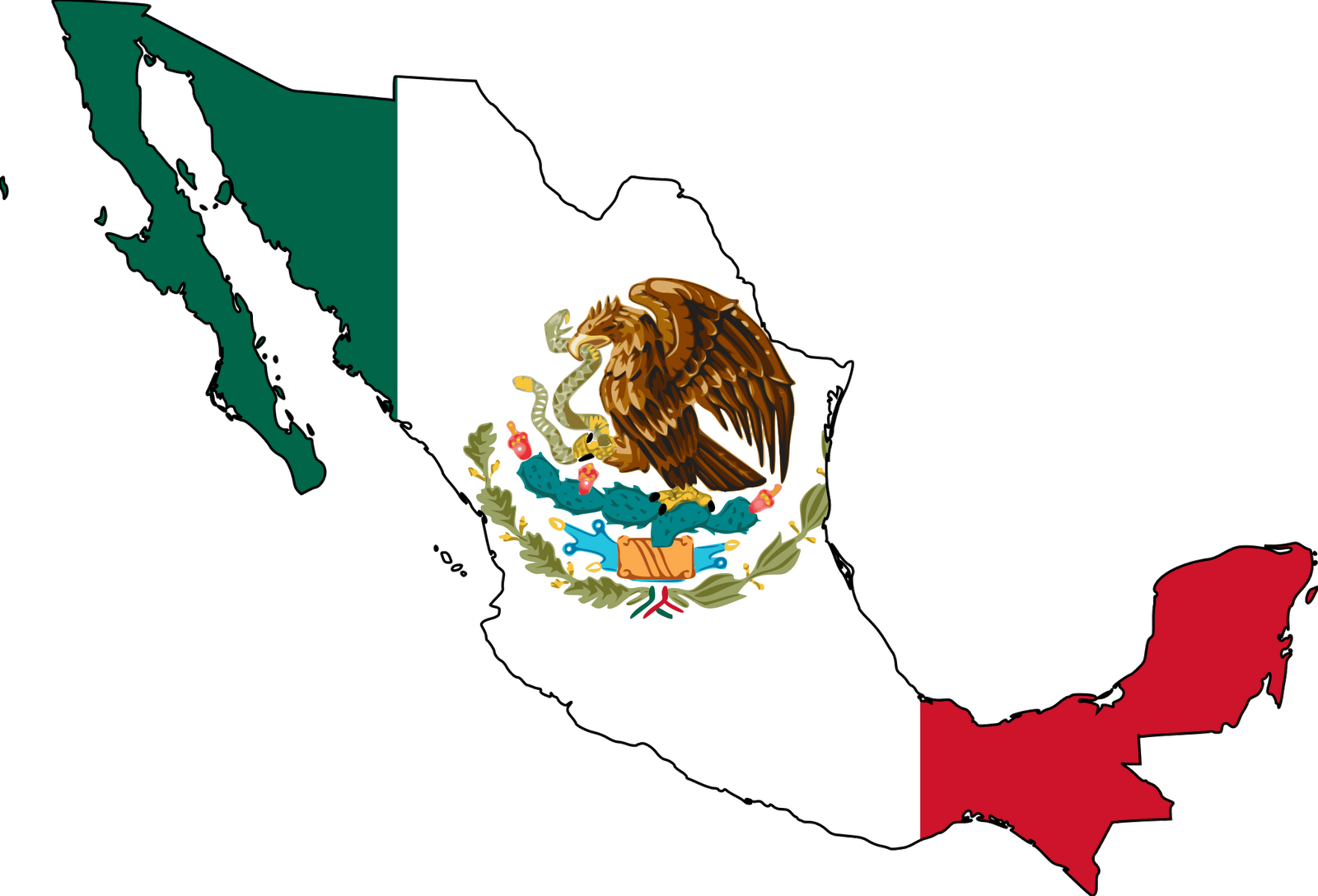 Mexico Flag Clipart