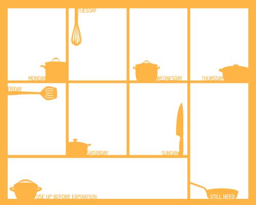 Meal Planning Templates | Menu ...