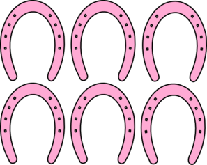 Horseshoe template printable clipart - dbclipart.com