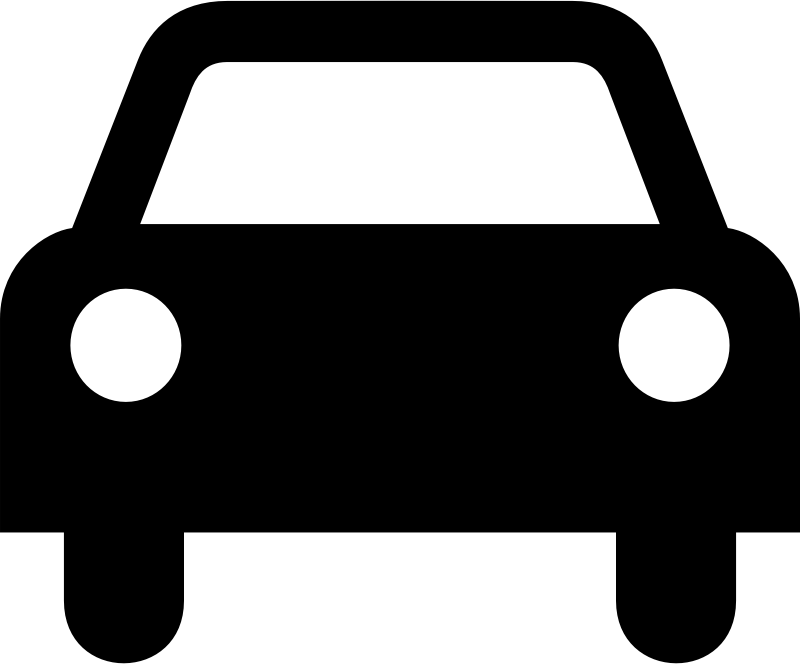 Car clipart outline front