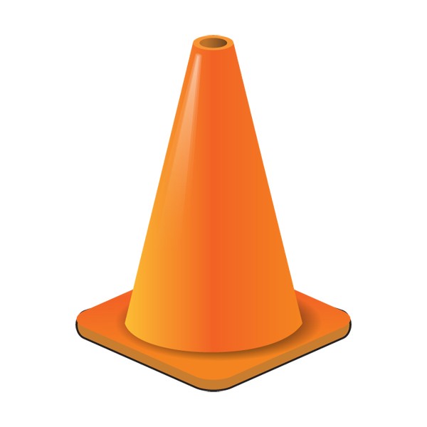 Orange Cone Clipart