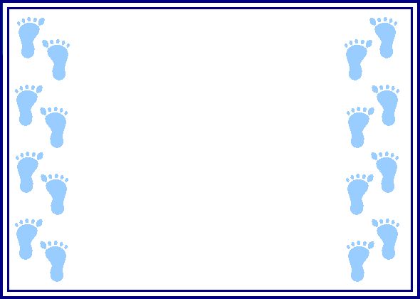 30+ Footprint Borders Clip Art