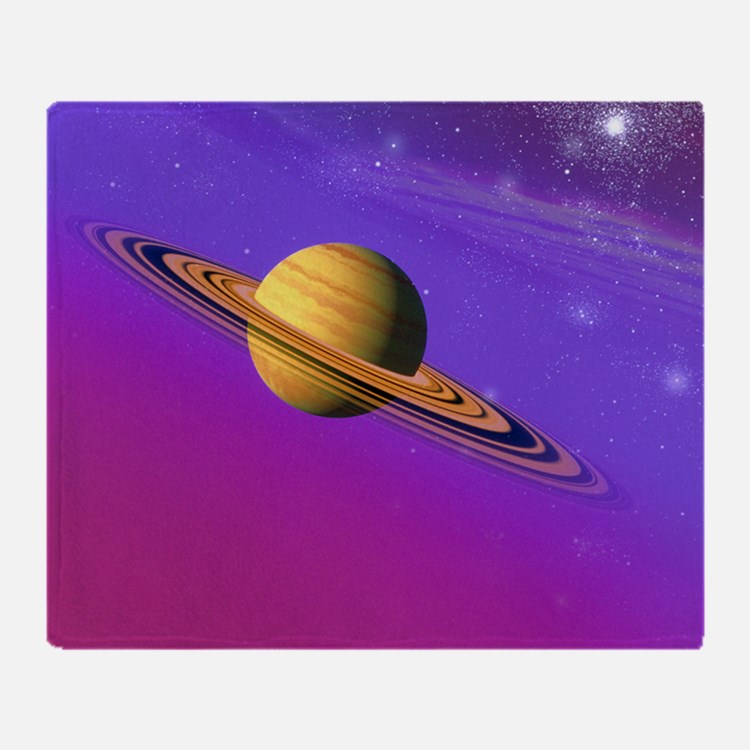 Saturn Throw Blankets, Saturn Fleece Blankets, Stadium Blankets ...