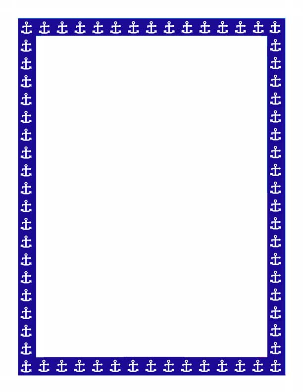 Anchor Border Clipart