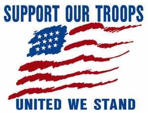 Support Our Troops Clipart