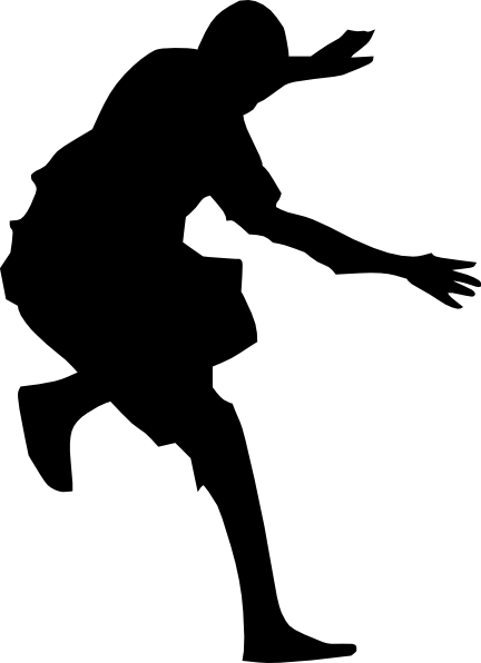 Jumping Silhouette Clipart