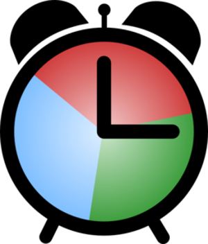 Colorful Clock Clipart - Free Clipart Images