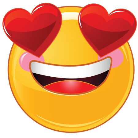 Loving Smiley-face Eyes Clipart