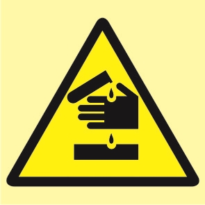 Marine IMO Signs & Posters - 6.002 (IMPA 33.7505) Acid / corrosive ...