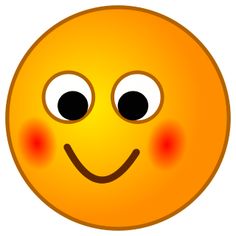 Clipart embarrassed smiley face