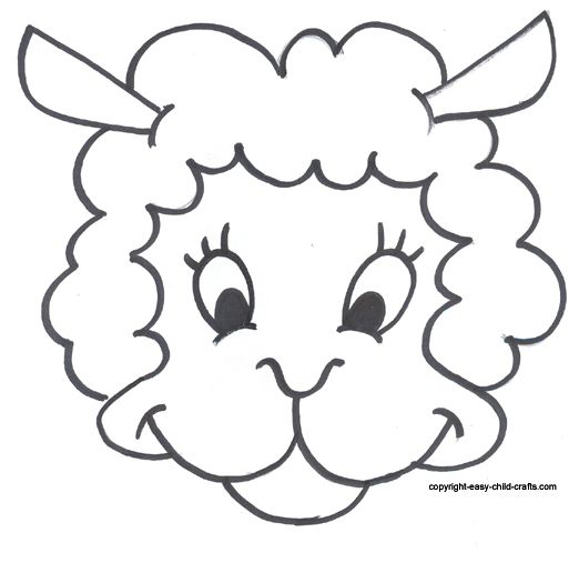 Sheep Mask | Donkey Mask, Cow Mask ...