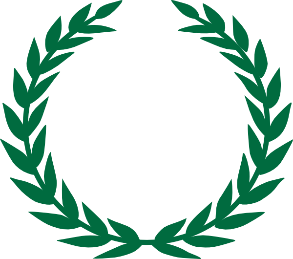 Green Laurel Leaves Clip Art - vector clip art online ...