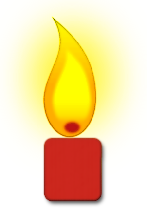 Burning Candle Clipart