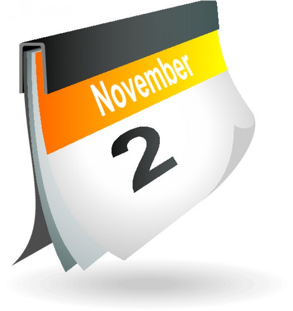 November 23 calendar page icon Vector | Free Download