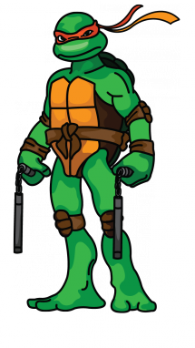 How to Draw Michelangelo Ninja Turtles Step-by-Step, Easy Step-by ...