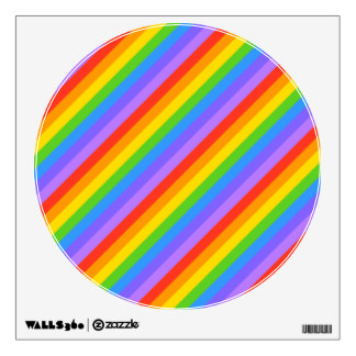 Rainbow Pattern Wall Decals & Wall Stickers | Zazzle