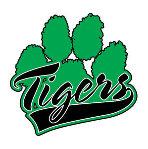 Green Tiger Paw Print - Tattoo Bubble Gum