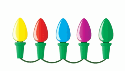 Christmas lights gif clipart