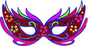 Masquerade mask clipart