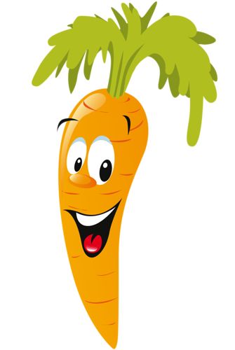 Cute carrot clipart