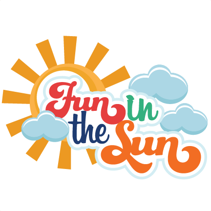 Fun in the sun clipart