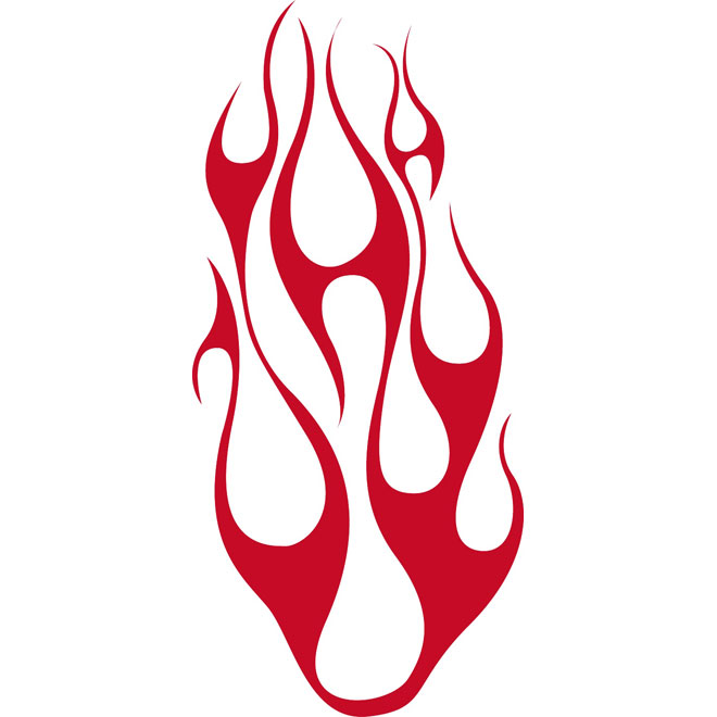 Hot rod flames stencil racing flame clip art vector clipartix ...