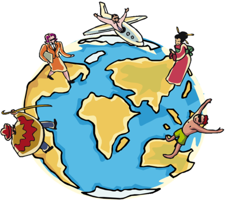 Multicultural Clip Art - Tumundografico