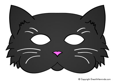 Print Out Kitty Masks - ClipArt Best