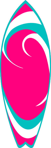 Cartoon Surfboard Clipart