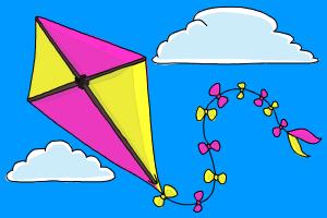 How to Draw a Kite | DrawingNow