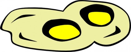 Fried Eggs clip art Vector clip art - Free vector for free download