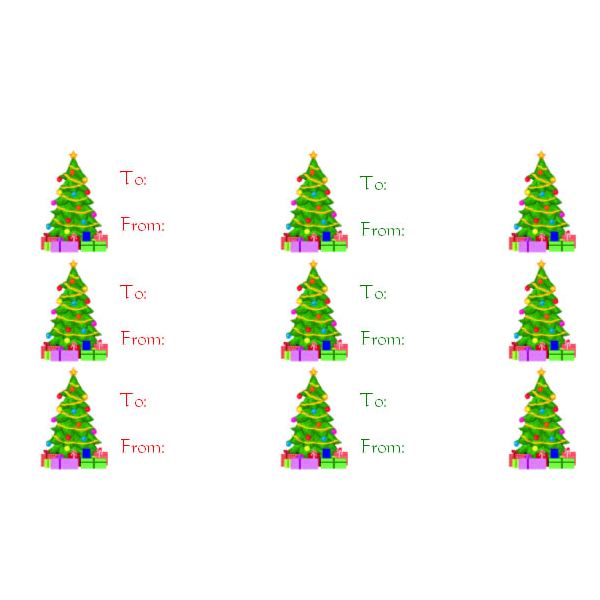 How to Create Christmas Tree Gift Tags in Word