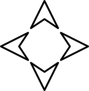 Plain Direction Arrows clip art - vector clip art online, royalty ...