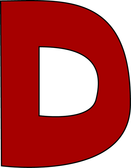 Letter D Clipart