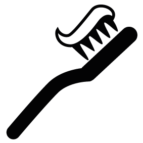 Toothbrush Silhouette | Silhouette of Toothbrush