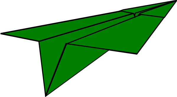 Paper airplane clip art airplane hostted - FamClipart