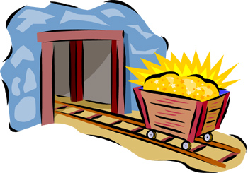 Gold miners clipart