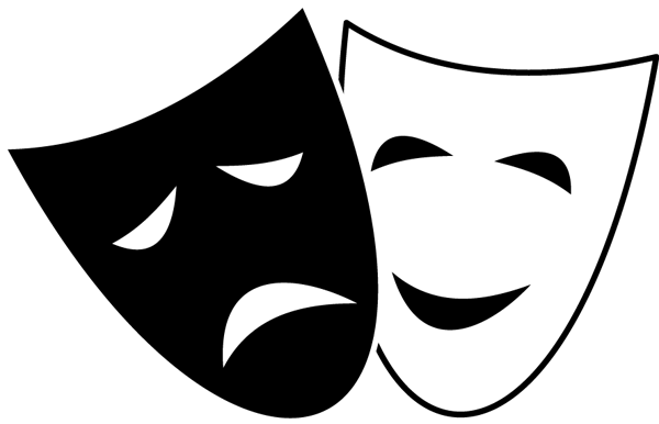 Drama Mask Clip Art - Tumundografico